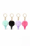 Ice Cream Fluffy Keychain