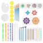 Mandala Dotting Painting Rocks Coloring Drawing Diy Tools Kit - 41 Pieces