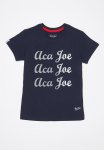 Printed Core Crew Tee - Navy