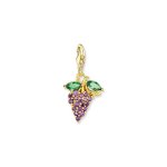 Charm Pendant Grape Gold