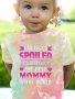 Girls I'm Not Spoiled I Just Have The Best Mommy In The World Print Short Sleeve T-Shirt Tops Summer Clothes Holiday Gift