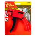 Tork Craft Wire Stripper Pistol Grip 0.2 6.0 Mm Rnd Cable With 3.0 Mm Wire Cutte TCWS301