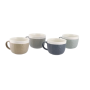 Porcelain Knitted Soup Mugs 350 L - 4 Pack