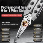 1PC Wire Stripper Multi-function Sharp Cutting Quick Splitting Pliers Coarse Spring Easily Labor-saving Squeegee Pliers Electric