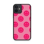 Custom Printed Tpu Cases - Apple Iphone 12 Pro Max & 39 Hot Pink Smiley& 39 By