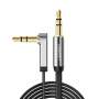 UGREEN 3.5mm Flat Aux Cable 90-Degree Right-Angle 1.5m
