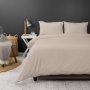 Soft Touch Essentials Duvet Cover Set Stone - Super King 260X230CM