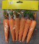 Easter 6 Pack Glitter Carrot