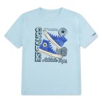 Converse Boys Stacked Shoe Graphic T-Shirt In Light Blue - Light Blue 7