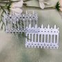 1PC Garden Fence Metal Cutting Die Birthday Theme Scrapbooking Die-cut For Diy Crafts Album Decor Card Making & Paper Crafting