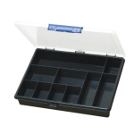 Prk SB-2419 Polypylene Storage Box With See-through Lid 10 Compartments