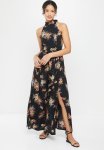 Sleeveless Printed Jumpsuit - Black