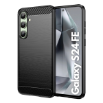 Carbon Fiber Design Case For Galaxy S24 Fe Shockproof Cover