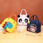 Cute Cartoon 3D Insulated Lunch Bag - Perfect For School Office And Outdoor Camping