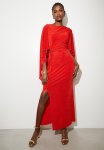 Statement Knit Maxi Dress - High Risk Red
