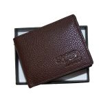 Fino Faux Leather Slim Bifold Wallet With Gift Box