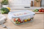 Rectangular Glass Bowl 370ML Glass Food Container South Africa
