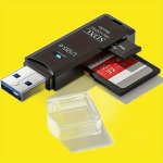 USB3.0 2.0 Micro Sd Card Reader 5GBPS 2-IN-1 Sd Card Reader To USB Adapter Suitable For Sdxc Sdhc Mmc Rs-mmc Micro Sdxc Wansurs