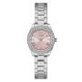 Guess Ladies Silver Tone Analog Watch