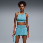 Puma Womens Shapeluxe High Neck Bra Sea Blue - Sea Blue XL