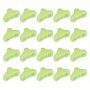 20PCS Fluorescent Glow-in-the-dark Triangle Tent Rope Buckles - Non-slip Adjustable Camping Accessories