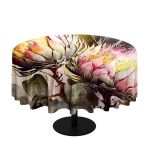Rare Protea Round Tablecloth