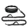 Adjustable Running Dog Leash With Fanny Pack & Reflective Stripes
