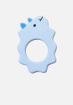 Cotton On Baby Teething Toy - White Water Blue dino