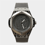 Men&apos S Geometric Grey Watch