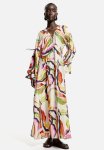 Lace-up Kaftan Dress - Multi