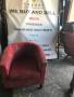 Fabric Red Tub Chair