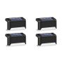 4 Piece Solar Stair Light Outdoor Waterproof Color Glow LED Step Lighting
