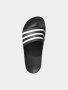 Adidas Men&apos S Adilette Aqua Black/white Slides