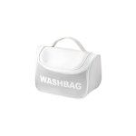 Portable Waterproof Cosmetic Travel Bag With Hanging Hook RE-10 White