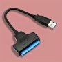 Sata To USB Cable USB 3.0 To Sata III Hard Driver Adapter Compatible For 6.35 Cm Hdd And SSD