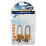 Basics Travelite Travelmate Padlock Brass 22mm 2 Pieces