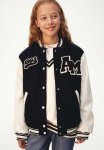 Baseball Jacket - Blue block-coloured