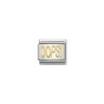 Composable Classic Writings 18K Gold Oops Link