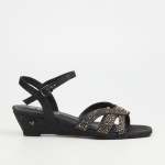 Carma 2 Wedge - Black - Black 7