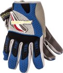 Tork Craft Mechanics Glove Medium Synthetic Leather Palm Air Mesh Back Blue GL31