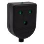 Nexus - Janus Coupler Dbl Pvc 16A Black Pp - 4 Pack