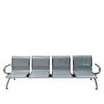 Smte S504 4-SEATER Stainless Steel Waiting Bench 331CM X 56CM X 76CM With Keychain