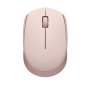 Logitech M171 Wireless Ambidextrous Optical Mouse - Rose