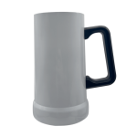 680ML White Stainless Steel Beer Mug - Sublimation Express