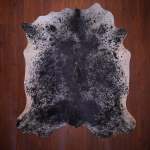 As Grade Nguni Hide 639 Black white L - Large Black white Speckled