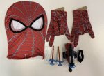 Spiderman Cloth Mask Glove And Shooter Set