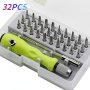 Repair Tool 32 In 1 Screwdriver Set Precision MINI Magnetic Bit Kit Mobile Phone Ipad Camera Repair