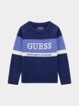 Guess Boys Long Sleeve 7B Sweater In Navy - Navy 14