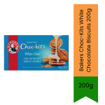 Bakers Choc-kits White Chocolate Biscuits 200G - 200G