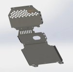 Ford Ranger Full Bash Plate 3 Piece For